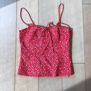 Zara tie strap tank